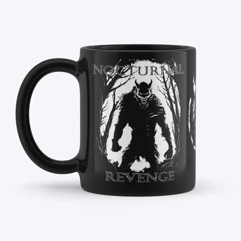 Nocturnal Revenge Werewolf Silhouette