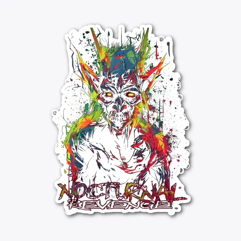 Nocturnal Revenge Abstract Demon